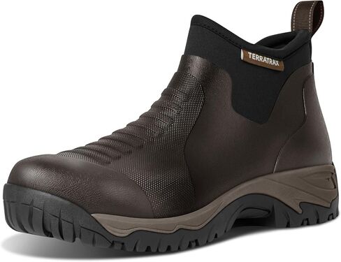 Men's Mud Boots - 100% Waterproof Muck Boots for Men, Hands-Free Slip On Garden Boots for Mowing & Landscaping, Breathable Neoprene Deck Boots for Farming & Yard Work in Saudi Arabia