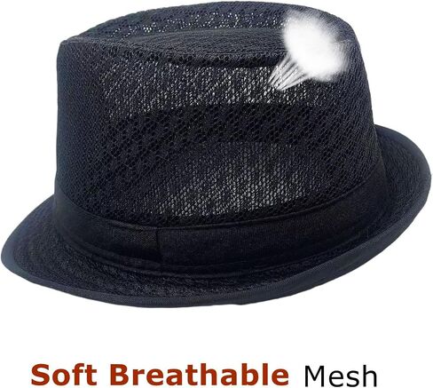 Light Weight Crushable Sun Hat Soft Cool Mesh Fedora for Men and Women in Saudi Arabia