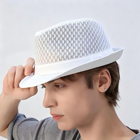 Light Weight Crushable Sun Hat Soft Cool Mesh Fedora for Men and Women in Saudi Arabia