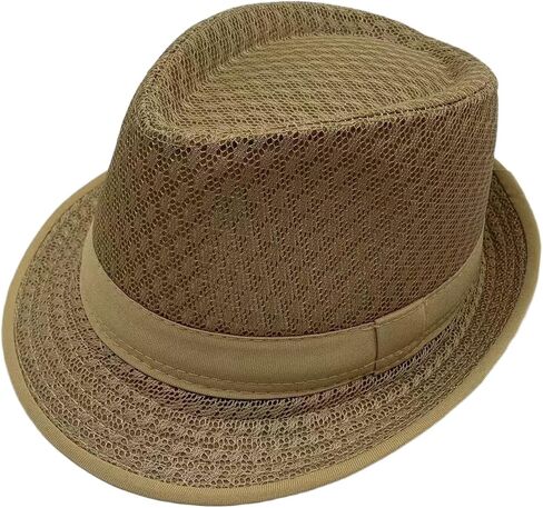 Light Weight Crushable Sun Hat Soft Cool Mesh Fedora for Men and Women in Saudi Arabia