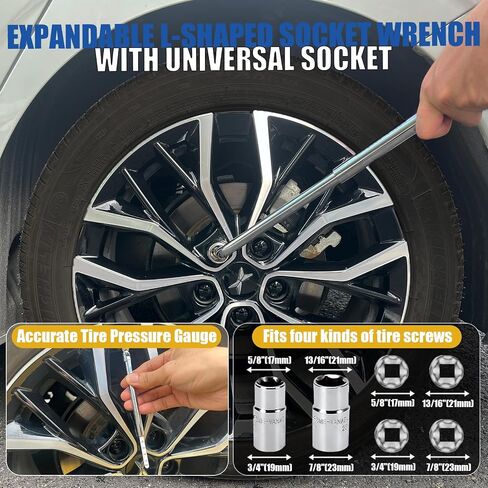 Car Jack Kit 3 Ton/6614 lbs Multipurpose Universal Scissor Jack for Car with Rubber Jack Pad, Portable Spare Tire Changing Kit for Sedan SUV MPV Tesla in Saudi Arabia