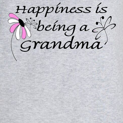 قميص نوم CafePress Happiness Is Being A Grandma للسيدات، قميص بيجامة طويل ناعم، بيجامة/بيجامة قطنية in Kuwait