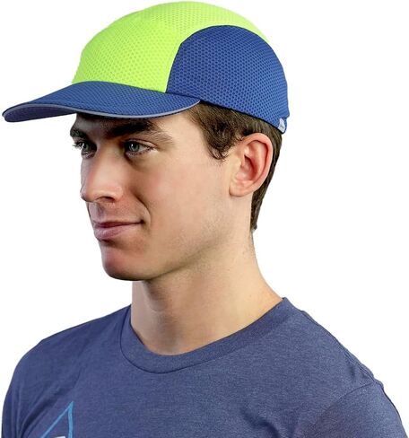 TrailHeads Summer Hats for Men with Soft Foam Brim & Reflective Trim – Quick Drying Cap with 5 Panel Design for Outdoors in Kuwait