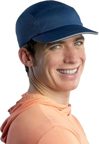 TrailHeads Summer Hats for Men with Soft Foam Brim & Reflective Trim – Quick Drying Cap with 5 Panel Design for Outdoors in Kuwait