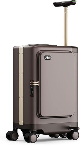 Electric Rideable Suitcase, 20-Inch Carry-On, Gemstone Brown | C-LT Floating Suspension, 38L Capacity, 360° Spinner Wheels, Removable 91.8Wh Battery, TSA Lock in Kuwait