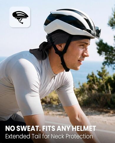 GXCROR Cooling Skull Cap Durag Bandana, Sweat Wicking Head Wrap for Cycling Running Motorcycle, Breathable Doo Rag in Saudi Arabia