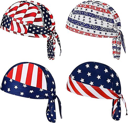 Do Rags Skull Caps for Men Breathable Moisture Wicking Pirate Hat Helmet Liner Running Cotton Hat for Women Multi in Saudi Arabia