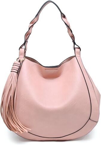 حقائب Eloise Round Hobo للنساء، محفظة كتف وحقيبة يد من الجلد النباتي مع حقيبة كروس داخلية in Kuwait