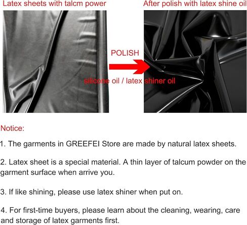 Latex Women Rubber Dress,Long Sleeve Bodycon Latex Dress with Back Zipper Party Cosplay Clothing in Saudi Arabia