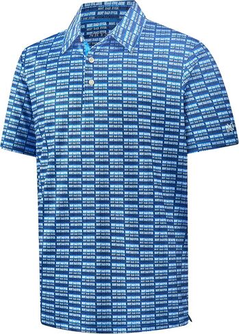 Mens Golf Polo Shirt Moisture Wicking Dry Fit Performance Athletic Summer Short Sleeve Golf Shirts for Men in Saudi Arabia