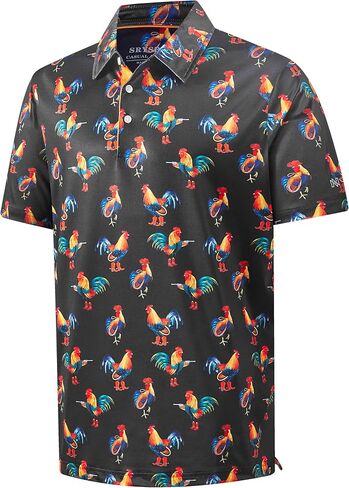 Mens Golf Polo Shirt Moisture Wicking Dry Fit Performance Athletic Summer Short Sleeve Golf Shirts for Men in Saudi Arabia