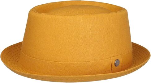 Lierys Uni Pork Pie Linen Hat Women/Men - Made in Italy in Saudi Arabia