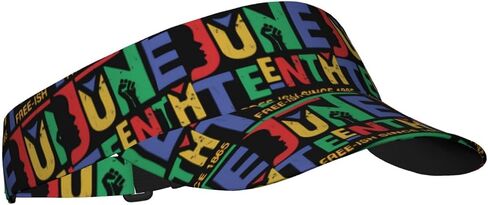 لطيف Juneteenth القبعات Juneteenth يوم الاستقلال الرياضة الشمس قبعات لا تغطي الرأس بالكامل قابل للتعديل فارغة أعلى قناع قبعة للنساء الرجال in Kuwait