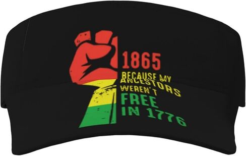 لطيف Juneteenth القبعات Juneteenth يوم الاستقلال الرياضة الشمس قبعات لا تغطي الرأس بالكامل قابل للتعديل فارغة أعلى قناع قبعة للنساء الرجال in Kuwait