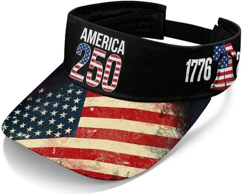 250th Anniversary USA Hat, America 250 Golf Visor, Commemorative 1776-2026 Cap, Gift for Team USA Fans in Saudi Arabia