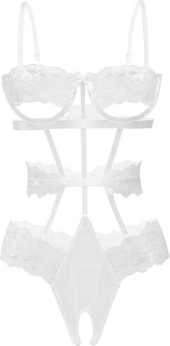 Avidlove Lingerie For Women Lace Bodysuit Strappy Underwired Babydoll Sleepwear One Piece Body Suit in Saudi Arabia
