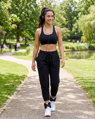 مجموعة Real Essentials 3 Pack: بنطال رياضي للجري من الصوف Capri Joggers Athletic Lounge Gym مع جيوب (متوفر في Plus) in Kuwait