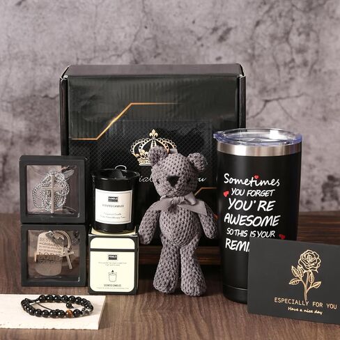 Birthday Gifts for Men,Fathers Day Gift for Boyfriend Husband,Man Premium Gifts Basket Ideas Set for Him Men's Birthday Gift Box Birthday Presents for Dad, Son,Coworker Male Retirement Gifts in Saudi Arabia