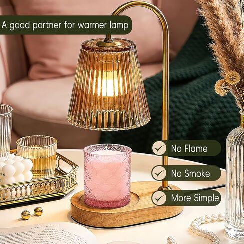 Pink Sands Scented Candle, Melon & Osmanthus Jar Candle Natural Soy Candles for Home Scented, 60 Hour Candle in Glass for Women, Friends, Family, Colleagues in Saudi Arabia