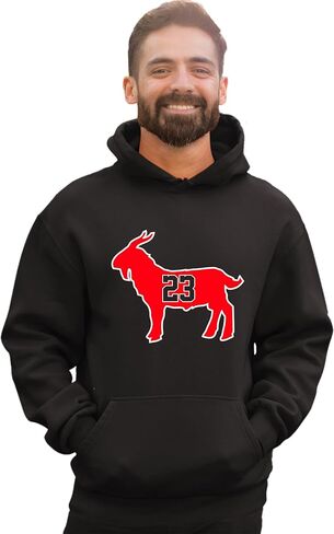 كنزة بغطاء للرأس من Go All Out Greatest Of All Time 23 GOAT للرجال والنساء in Kuwait