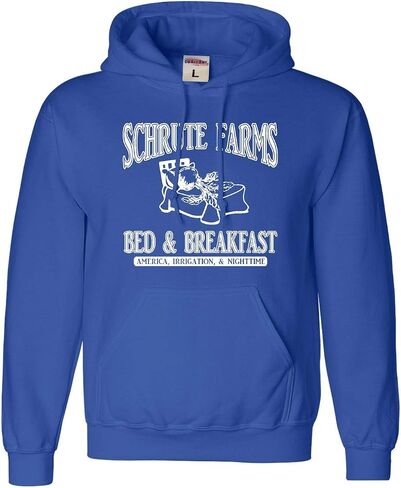 كنزة بغطاء للرأس من Go All Out Room، Schrute Farms Bed & Breakfast للرجال والنساء in Kuwait