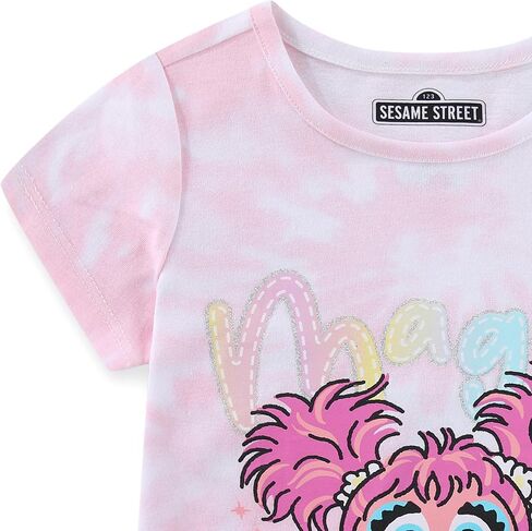 Sesame Street Abby Cadabby Girls Short Sleeve T-Shirt and Shorts Set for Toddler in Kuwait