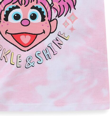 Sesame Street Abby Cadabby Girls Short Sleeve T-Shirt and Shorts Set for Toddler in Kuwait