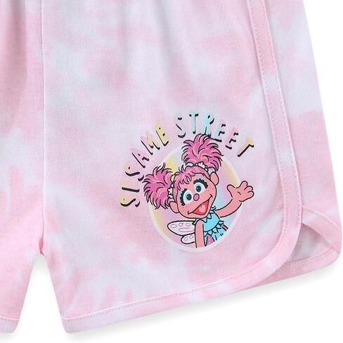 Sesame Street Abby Cadabby Girls Short Sleeve T-Shirt and Shorts Set for Toddler in Kuwait