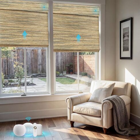 Cordless Woven Roman Shades Fabric Sample(Series A1-H) in Saudi Arabia