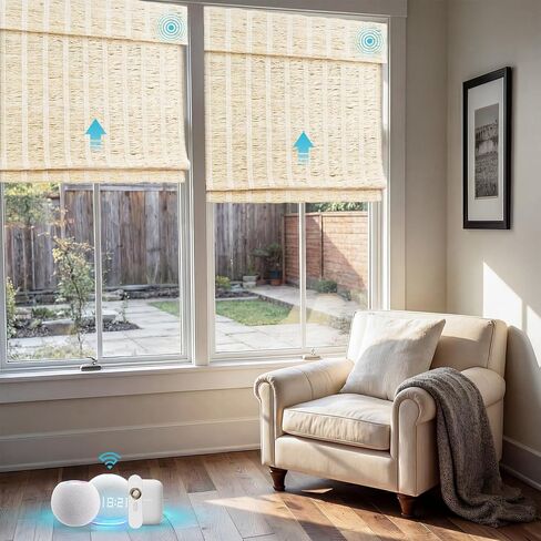 Cordless Woven Roman Shades Fabric Sample(Series A1-H) in Saudi Arabia