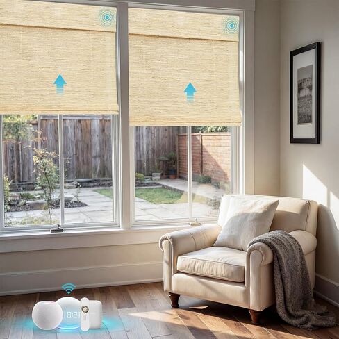 Cordless Woven Roman Shades Fabric Sample(Series A1-H) in Saudi Arabia