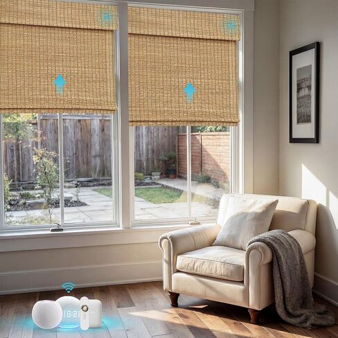Cordless Woven Roman Shades Fabric Sample(Series A1-H) in Saudi Arabia