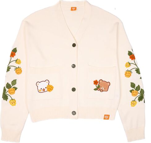 Milkmochabear Berry and Candy Stars Cardigan Authentic Merchandise Unisex Oversized Cotton Sweater in Saudi Arabia