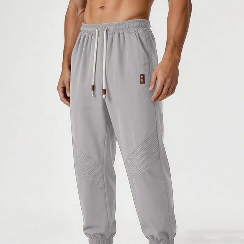 Men's Sweatpants Loose Fit Joggers Drawstring Elastic Waist Lightweight Lounge Athletic Comfy Pants with Pockets in Kuwait