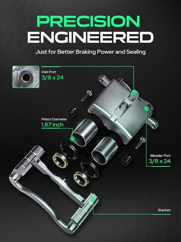 Rear Driver Side Brake Caliper Assembly Replacement for 2008-2012 Ford F-250 F-350 Super Duty in Saudi Arabia