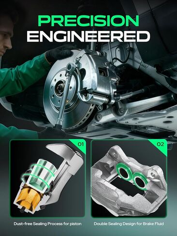 Rear Driver Side Brake Caliper Assembly Replacement for 2008-2012 Ford F-250 F-350 Super Duty in Saudi Arabia