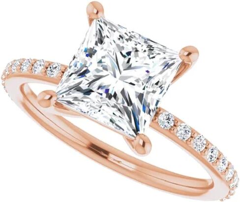 1-3 CT Moissanite Solitaire Engagement Ring 925 Silver, 10K/14K/18K Solid Gold | Christmas Gifts Anniversary Ring for Women | Size 4-12 in Saudi Arabia
