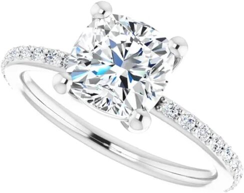 1-3 CT Moissanite Solitaire Engagement Ring 925 Silver, 10K/14K/18K Solid Gold | Christmas Gifts Anniversary Ring for Women | Size 4-12 in Saudi Arabia