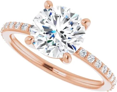 1-3 CT Moissanite Solitaire Engagement Ring 925 Silver, 10K/14K/18K Solid Gold | Christmas Gifts Anniversary Ring for Women | Size 4-12 in Saudi Arabia