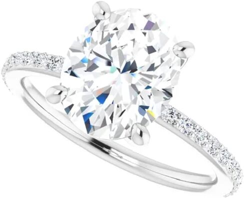 1-3 CT Moissanite Solitaire Engagement Ring 925 Silver, 10K/14K/18K Solid Gold | Christmas Gifts Anniversary Ring for Women | Size 4-12 in Saudi Arabia
