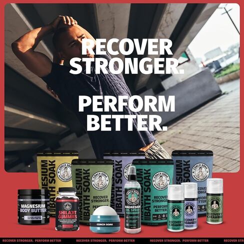 Coach Soak Shilajit Gummies 6-in-1: Tasty Raspberry Watermelon Flavor with Ashwagandha, Lion’s Mane, Irish Sea Moss, Beet Root & Black Seed Oil - Lab Tested Pure Shilajit for Men and Women | 60 ct in Kuwait