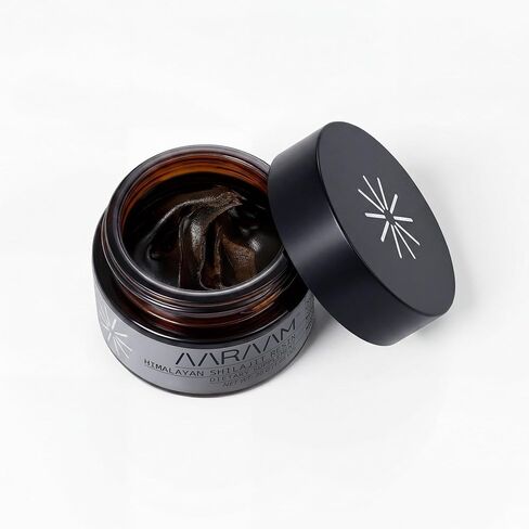 AARAAM Himalayan Shilajit Resin, 30g, Raw Shilajit Resin with 75%+ Fulvic Acid and 85+ Trace Minerals, Third-Party Lab Tested in Kuwait