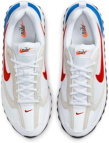 حذاء الجري Nike Air Max Dawn للرجال، أبيض/أحمر - أزرق فاتح-أسود، 8.5 M US in Kuwait