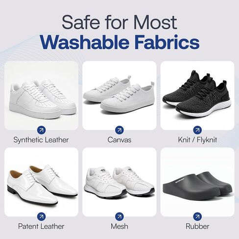 Shoe Cleaner Kit | Sneaker Cleaner (4 oz) with & Bristle Brush, Up to 100+ Washes, for All Washable Shoe Types in Saudi Arabia