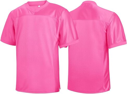 Dolpind Youth Blank Football Jersey,Football Jerseys for Kids Athletic Practice Jersey Hip Hop Mesh Plain Jerseys Shirt in Saudi Arabia