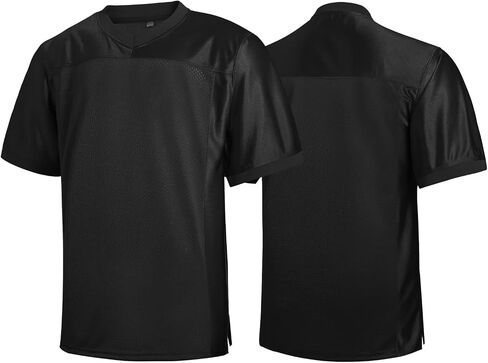 Dolpind Youth Blank Football Jersey,Football Jerseys for Kids Athletic Practice Jersey Hip Hop Mesh Plain Jerseys Shirt in Saudi Arabia
