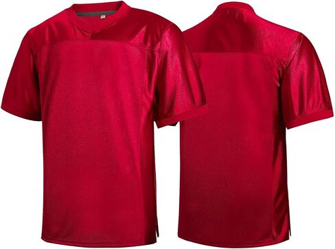 Dolpind Youth Blank Football Jersey,Football Jerseys for Kids Athletic Practice Jersey Hip Hop Mesh Plain Jerseys Shirt in Saudi Arabia