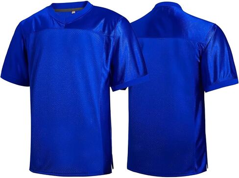 Dolpind Youth Blank Football Jersey,Football Jerseys for Kids Athletic Practice Jersey Hip Hop Mesh Plain Jerseys Shirt in Saudi Arabia