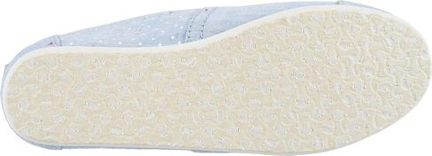 TOMS Kids Girl's Alpargata (Little Kid/Big Kid) Light Bliss Blue Speckled Chambray Dots in Kuwait