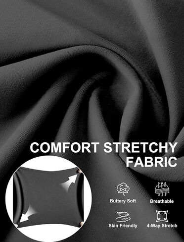 Womens Wide Straight Leg Work Pants Pull On Dress Pants Business Casual Trousers Slacks with Pockets in Saudi Arabia